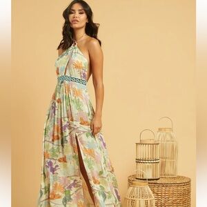 NWT Z&L Print Maxi Dress